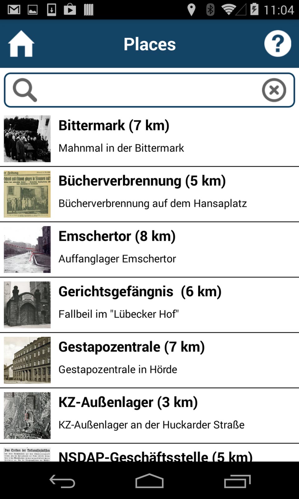 Steinwache_App-Liste